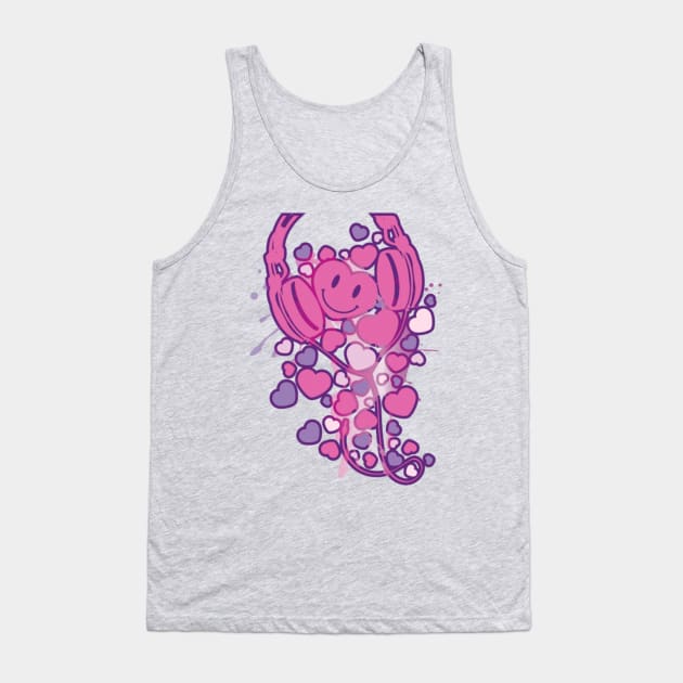 Heart Beat Tank Top by Blue Diamond Store